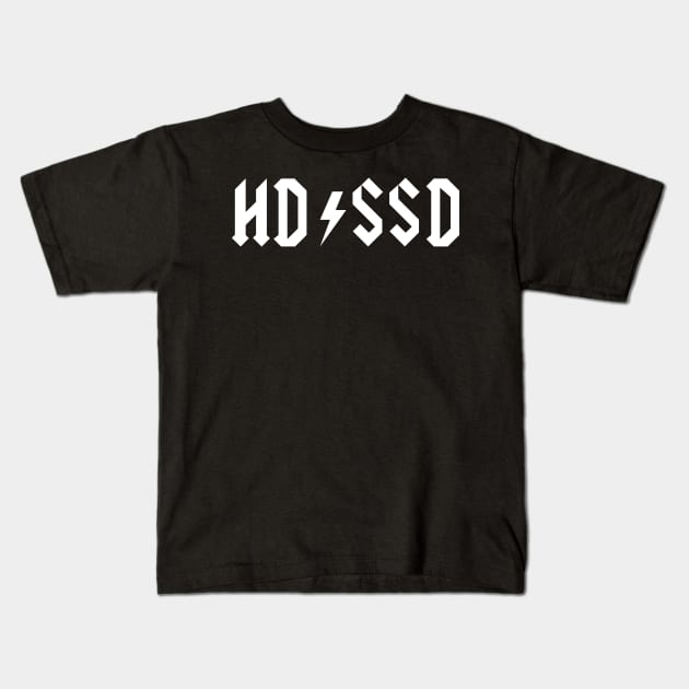 HD SSD Kids T-Shirt by gastaocared